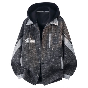 夹克男生春秋季新款初高中学生青少年宽松休闲外套男装上衣服潮流