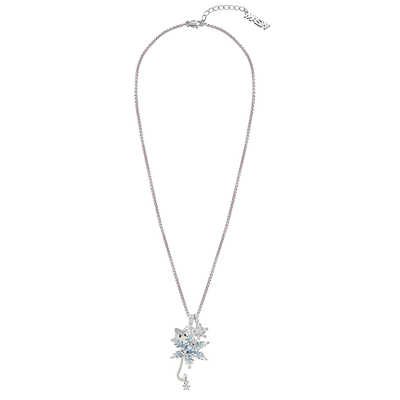 MASW麻秀软萌雪花猫项链节日礼物