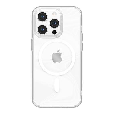 TGVIS苹果15透明磁吸手机壳