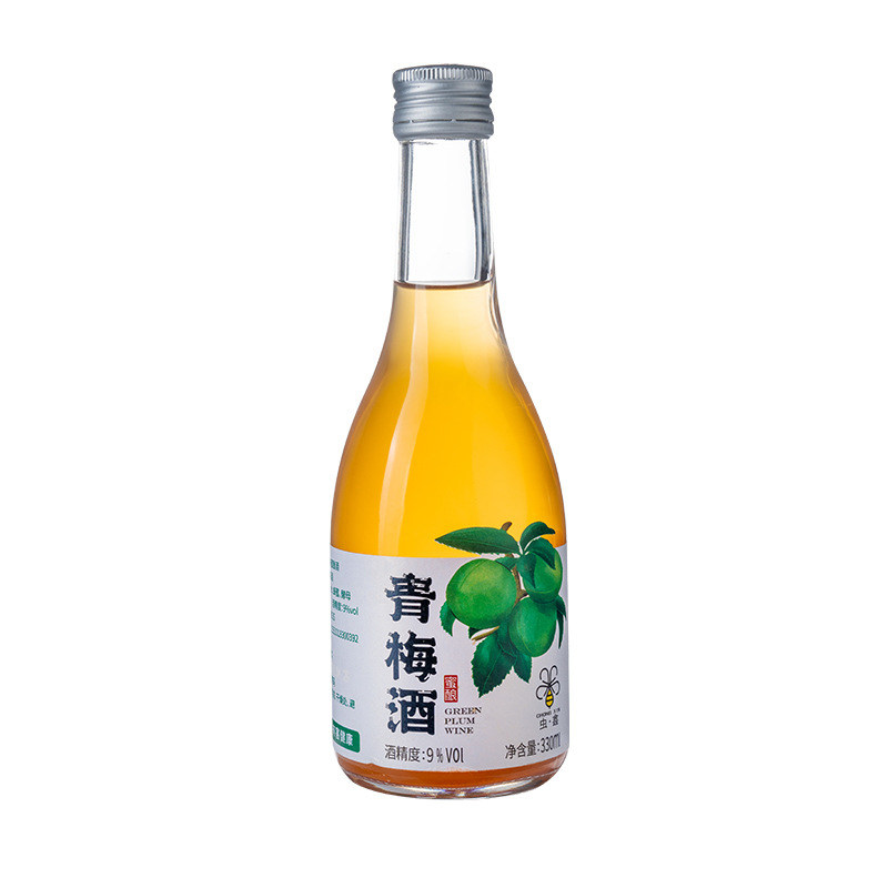 青梅酒梅子酒蜂蜜发酵低度数微醺