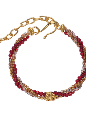 【时来运转】棕榈珍宝扭转珠链