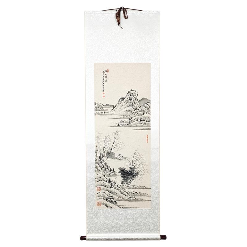 手绘国画作品真迹客厅办公室装饰