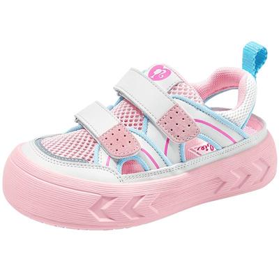 芭比女童夏季透气网面运动凉鞋