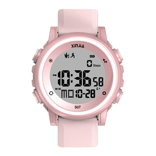 手表女款初中学生初高中专用运动手环震动闹钟简约儿童女孩电子表