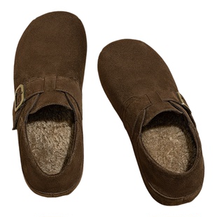 美拉德内增高勃肯棉鞋子2025新款爆款冬季小个子厚底加绒休闲女鞋