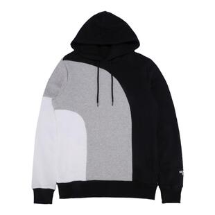 TheNorthFace美版北面LUMINOUS FLUX拼接加绒保暖运动卫衣|4AA4