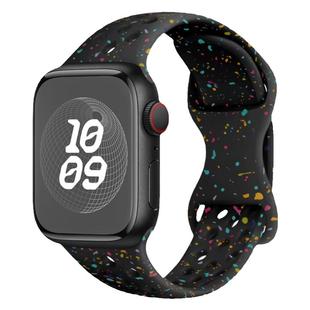 适用苹果apple watch s10手表表带iwatch S11运动硅胶透气腕带智能s9男女士8小众高级感se ultra3新款7手表链