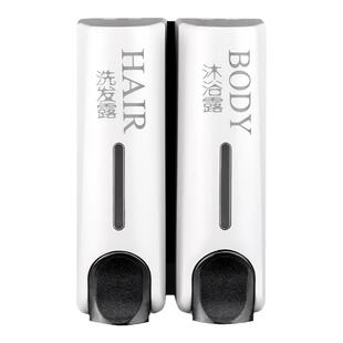 酒店皂液器按压瓶卫生间免打孔洗发水沐浴露瓶壁挂式洗手液瓶批发