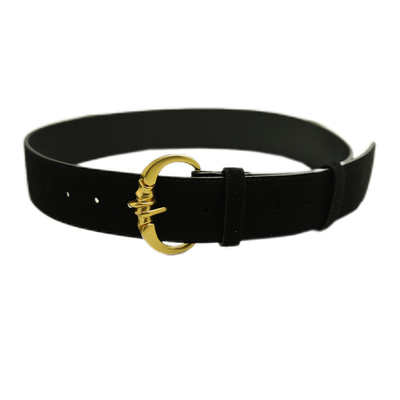 复古真皮棕色百搭显瘦腰带