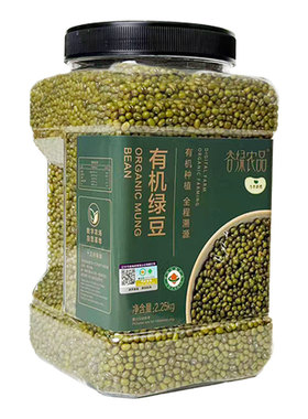 谷绿农品有机绿豆罐装杂粮