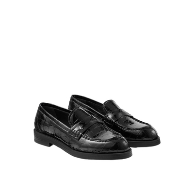 JIMMYCHOO/鳄鱼纹皮革乐福鞋
