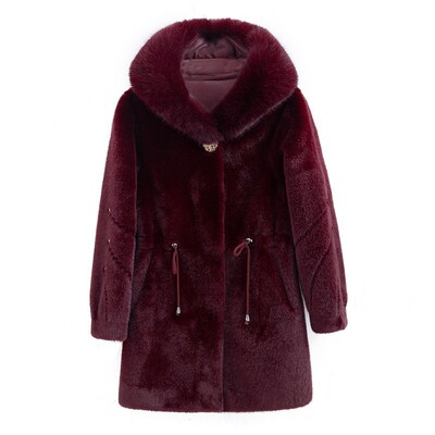 妈妈加大码洋气高贵大衣外套冬装