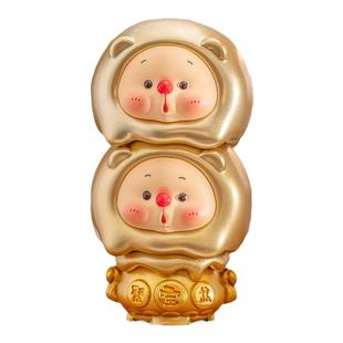 KKV官方JOTOYS奇偶潮乐OYO熊崽冰淇淋叠叠乐mini系列盲盒玩具摆件