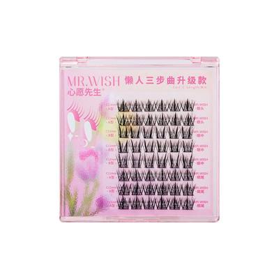 自然仿真分段式单簇嫁接睫毛