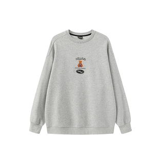 【限时75折】wigglewiggle春季圆领卫衣宽松休闲男女同款宣璐同款