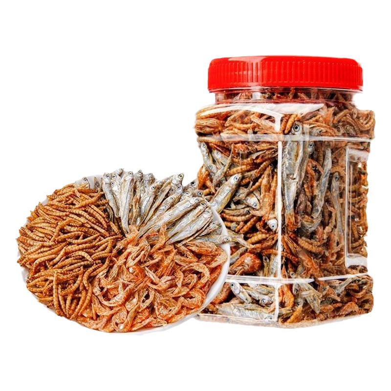 仓鼠粮食饲料面包虫干金丝熊营养磨牙棒鱼干虾干蜜袋鼯花枝鼠零食
