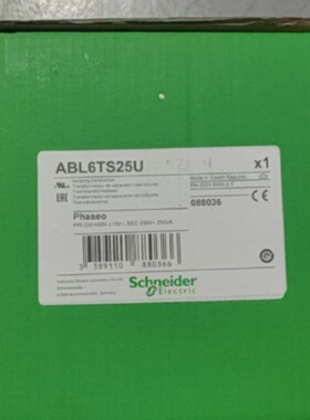 议价施耐德隔离变压器ABL6TS25U/ABL6TS40U/ABL6TS100U