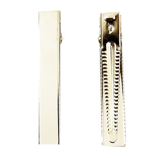 加厚单叉鸭嘴夹一字方边夹手工diy手工自制鳄鱼发卡头花饰品材料