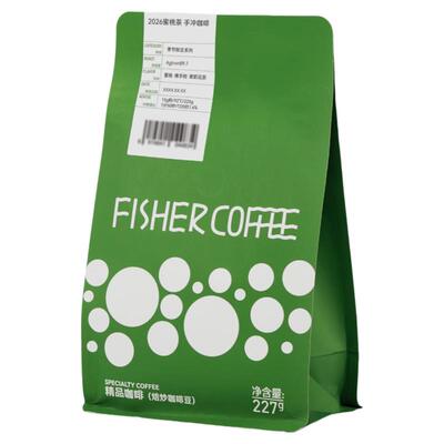 FISHER啡舍2026新产季蜜桃茶手冲咖啡豆埃塞俄比亚水洗浅烘果果谷