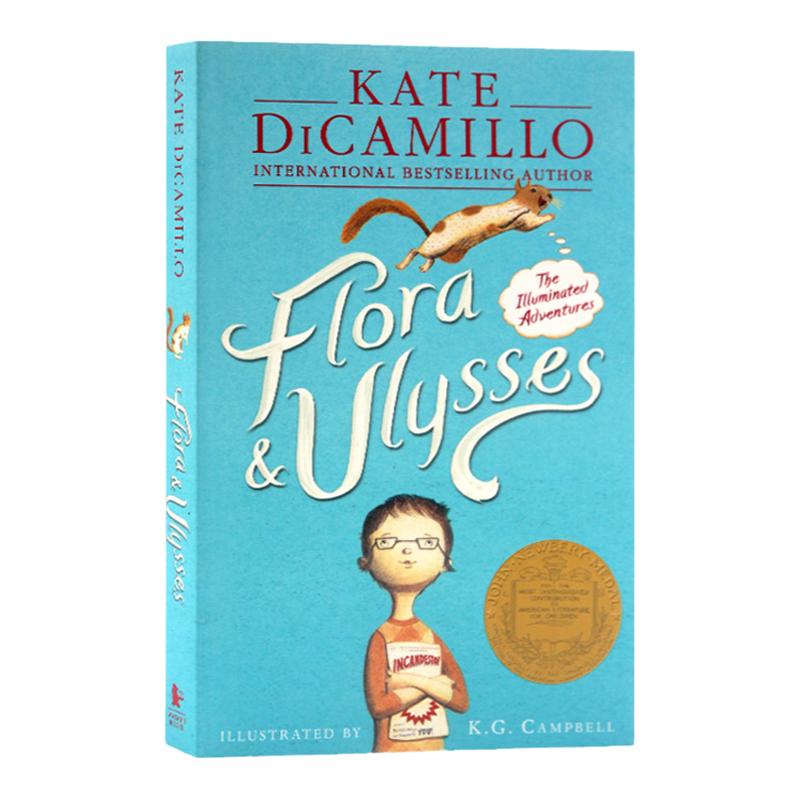 Flora and Ulysses 弗罗拉与松鼠侠 英文原版小说 纽伯瑞金奖 Kate DiCamillo 弗洛拉和尤利