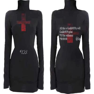 暗黑亚比立领长袖上帝计划小众