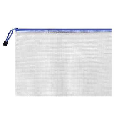 A4拉链透明防水文件袋大容量