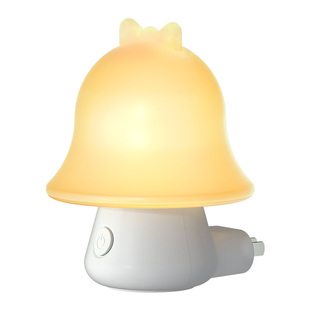 语音声控小夜灯卧室睡眠灯夜间起夜婴儿喂奶柔光伴睡床头灯插电款