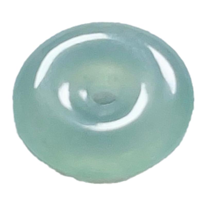 天然翡翠小平安扣吊坠淡阳绿