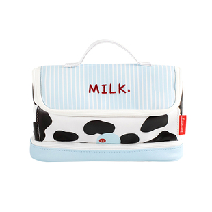 【礼盒装笔袋】一木林涂鸦小房子笔袋高颜值多功能大容量大开口防水文具盒初中小学生小众创意文具袋生日礼物