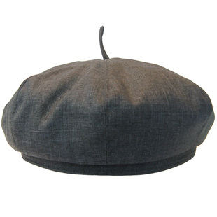 春秋薄款西装料无沿八角帽蘑菇荸荠帽博士帽导演帽中老年男士帽子