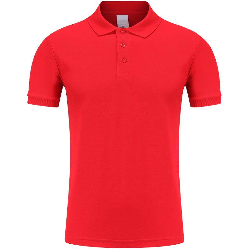 定制polo衫短袖工作服t恤印logo团队文化衫订制服装翻领印字刺绣
