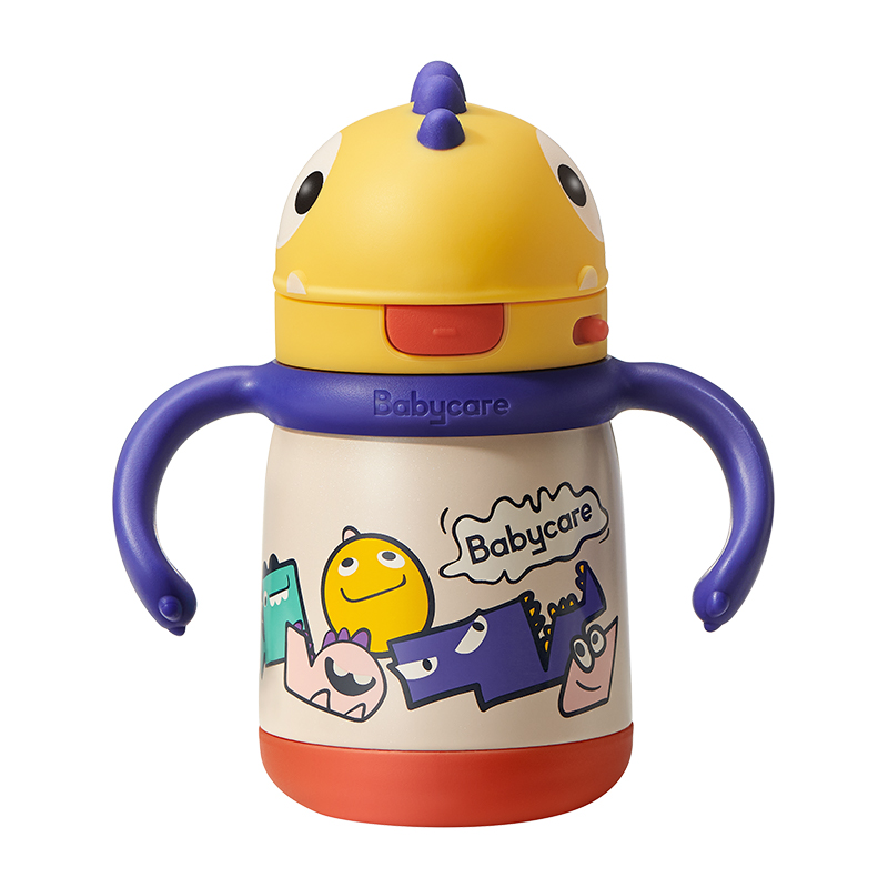恐龍兒童保溫杯babycare