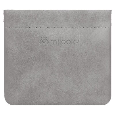 简约轻奢防泼耐污弹口耳机收纳包