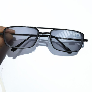 可变色玻璃近视眼镜男有度数100-600度成品近视镜耐磨玻璃镜片