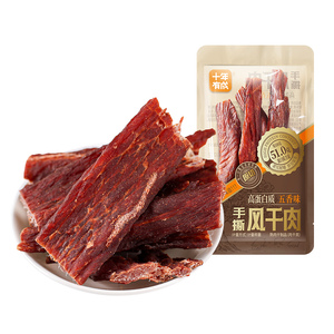 十年有成手撕风干猪肉香辣五香味