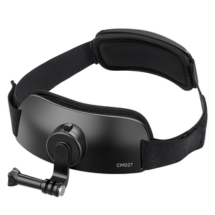 Ulanzi优篮子CM027头戴支架第一人称拍摄设备action运动相机第一视角拍摄vlog神器头带支架gopro配件戴头支架