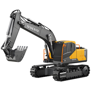 沃尔沃正版合金遥控挖掘机玩具儿童电动挖土机工程车男孩2025新款