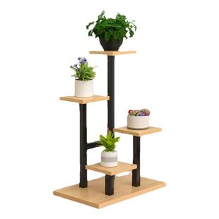 铁艺花架子可移动带轮新款家用客厅落地花盆架阳台多层养花置物架