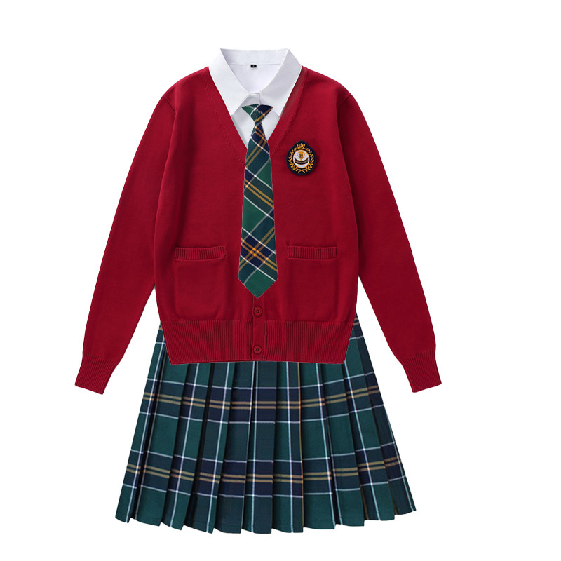 现货新款学生班服校服制服JK服套装制服英伦学院风毕业演出合唱服