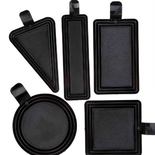 硬质塑料黑色三角长方圆形慕斯托蛋糕底托慕斯托盘蛋糕垫烘焙包装