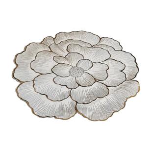 轻奢高级感花朵北欧风创意装饰垫防滑装饰桌垫软盘垫花瓶底座垫片