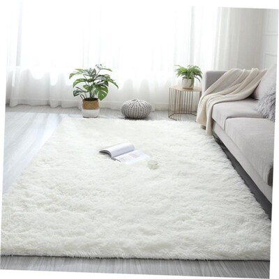 Plush Carpet Living Room BedroomE Fluffy Rug Floor Mat 地毯1