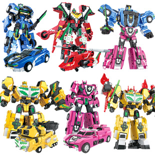 迷你特工队6之超次元力量福乐合体变形机甲玩具汽车儿童男孩X金刚