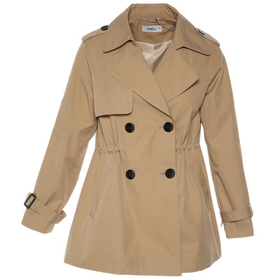 betu百图风衣女短款翻领春季百搭