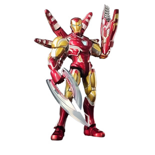 布鲁可漫威英雄蜘蛛侠超越版人偶手办模型男孩玩具毒液积木人正版