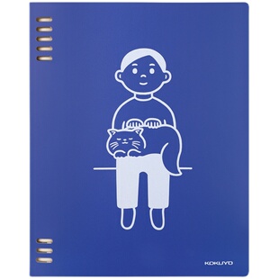 国誉官方旗舰店 日本kokuyo Noritake联名系列活页本8孔书写不易硌手学生用笔记本