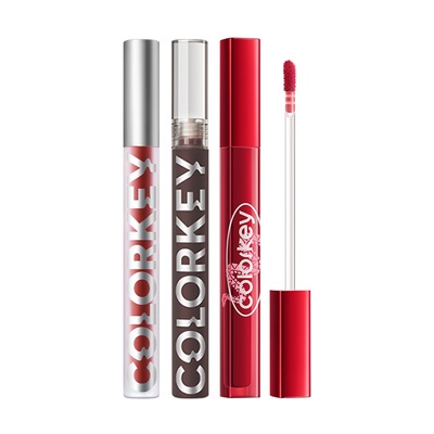 【直播间3支99元】Colorkey珂拉琪水雾唇露丝绒小黑镜唇釉口红女