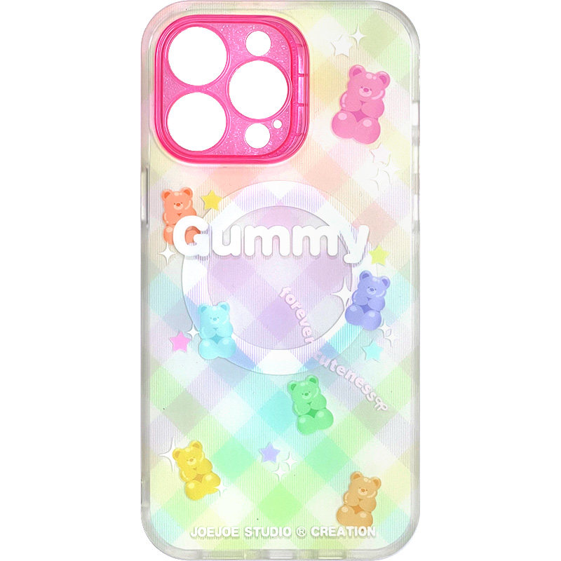 JOEJOE原创小熊糖果适用17Pro苹果iPhone18pro max/Air磁吸magsafe手机壳16Pro/15
