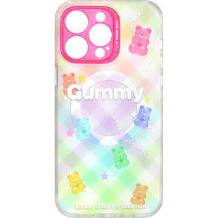 JOEJOE原创小熊糖果适用17Pro苹果iPhone17pro max磁吸magsafe手机壳16Pro小清新15可爱14保护套13卡通高级感