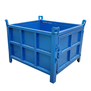 金属周转箱铁箱车间重型箱铁屑箱物料箱大铁框金属铁质零件框